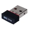 150m USB WiFiワイヤレスアダプター150Mbps IEEE 802.11n G BミニアンティナアダプターチップセットMT7601ネットワークカード100PCS無料LL