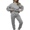 Running Sets Women Suit Stylish Women's Oversized Sweatshirt Lounge Set Comfy Two-piece With Baggy Sweatpants Pockets For Home