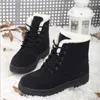 Buty kobiety zimowe buty damskie buty śnieżne koronkowe buty kostki żeńskie nie poślizgnięte pluszowe buty futra trzymaj ciepłe kostki botki plus rozmiar 35-43 231019
