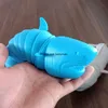 تملأ Shark 3D Sensory Toys طباعة Dolphin Dolphin Stim Slug Autism Christmas Party Favors Stocking Stockers for Kids