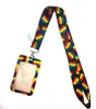 Mobiele telefoonriemen Charms Kleurrijke Kleurrijke Harthouder Japanse Anime Cosplay Cartoon Nekkoord Lanyards ID Badge Kaart Sleutelhanger Groothandel cadeau #0120