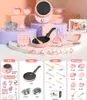 Kitchens Play Food Cartoon Bear Mini Kitchen Complete Cooking Girl Small Kitchen Set Children Puzzle Play House Toys Real Cooking Food Set For Kids 231019