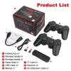 Jogadores de jogos portáteis X2 PLUS Video Stick 1080P Console 2.4G Double Wireless Controller 41000 Jogos 128GB Retro para PSP PS1 FC Boy Gift 231019