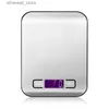 Bathroom Kitchen Scales Digital Kitchen Scale 5kg/10kg Food Scale No Battery Stainless Steel Electronic Balance Measuring Grams Scales Q231020