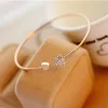 Cuff 2021 Fashion Adjustable Bracelets For Women Double Heart Bow Crystal Bracelet Opening Charm Jewelry Love Gifts311P