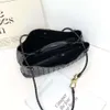 Dziewczyna tkana crossbody New East/West Venatas andiamo Designer High-end Luksusowy luksusowy botteega siodle torebka wiadra z jednym ramię z dużym ręcznym v42t