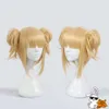 Cosplay Eraspooky mon héros Himiko Toga perruque Boku No Academia Cosplay jaune cheveux courts synthétiques cosplay