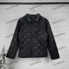 xinxinbuy Men designer Coat Jacket Chessboard grid cotton long sleeves women white Black blue XS-3XL