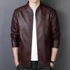 Мужская кожа, искусственная кожа, мужская одежда, мотоциклетные куртки, крутые мужские куртки из искусственной кожи на молнии, осенне-весенняя верхняя одежда 231019
