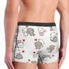 Caleçons pour hommes Boxer Shorts culottes Mochi pêche et Goma chat sous-vêtements en Polyester mâle Sexy SXXL 231019