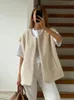 Coletes femininas sólido colete de pelúcia colete jaqueta retro manga cardigan casaco para mulheres 2023 outono inverno bolso lã cashmere tanque feminino