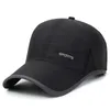 Bollmössor Summerstil Men baseball Cap Thin Sunshade Hat Simple Fashion Running Fast Dry Outdoor Sunscreen