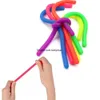 Soft Rubber Noodle Elastic Rope Toys Stretch String Decompression Toy Stretchy String Fidget Relief Stress Vent Toys 0051