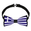 Nœuds papillons Polyester Grèce Drapeau Bowtie pour hommes Mode Casual Hommes Cravate Cravate Costumes de fête de mariage Cravate