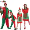 cosplay eraspooky aile claus yetişkin elf kostüm çocuklar için Noel baba süslü elbise Noel karnaval parti kızcosplay