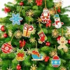 Noel Dekorasyonları 5/10 PCS Diamond Resim Noel Noel Baba Kolye Noel Ağacı Çocuklar İçin Dekorasyon Noel Hediyesi Doğum Navided X1020