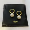 T GG Stud 2023 CELI 18K Diseñadores chapados en oro Pendientes de marca Diseñador Carta Ear Stud Mujeres Crystal Pearl Pendiente geométrico para la parte de la boda