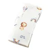 Cobertores Impressão de desenhos animados Bebê Swaddles Envoltório Respirável Cobertor de Algodão Infantil Saco de Dormir Confortável Cama Berço Acessório Y55B