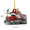 Décorations de noël ornements de noël créatifs voiture Train suspendus décorations arbre de noël pendentif décor de fête de noël pour la maison Noel Navidad x1020