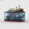 Blöcke Sank Schiff Modell In Halbe Brechen MOC Bausteine Ziegel Boot Kit Construcrion Sets Geschenk Erwachsene Kinder Display Montieren R231020