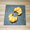 Decorative Flowers Simulated Alkaline Bread Fake Croissant Pography Props Baking Shop Table Decoration Accessories