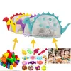 Party Favor Childrens Beach Net Bag New Style Dinosaur Outdoor Shell Storage Toy Collection Ryggsäck Party Gift Home Garden Festive PA DHOU1
