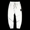 Herrbyxor varumärke Badge Men's Pants Lastbyxor Hip Hop Summer Breattable Pants Pocket Pants Arbete Utility Jogging Pants 231019