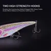 Приманки Приманки Hanlin Glide Jerkbait 7590120150 мм Наживка для жесткого рывка на щуку Crankbait Muskie Lures Рыболовная приманка Воблер Басовые снасти 231020