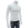 Pulls pour hommes Hommes Slim Col Roulé À Manches Longues Tops Pull Chaud Stretch Tricots Pull Moulant Col Haut Casual Hommes Vêtements 231020