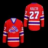 CUSTOM Custom Rochester Americans Hockey Jersey John Peterka Jack Quinn Michael Mersch Arttu Ruotsalainen Ethan Prow Brandon Biro Sean Malon