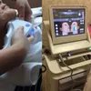 Hifu profissional pescoço facial apertando nova máquina de ultrassom focada de alta intensidade anti-rugas Hifu
