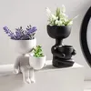 Vaser modern minimalistisk stil beanie mini personlighet dekorativa vasprydnader 231019
