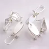 Taidian серебряные серьги для ногтей для женщин, серьги из бисера, ювелирные изделия, изготовление 50 шт., lot2527