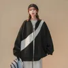 Sweats à capuche pour femmes Automne Zip Up Streetwear Vintage Coton Lâche Sweat Veste Harajuku Manteaux Femmes Casual Cardigan Vestes Vêtements