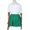 cosplay Women Maid Costume Cosplay Party Carnival Short Sleeve Fancy Dress for Girl Adult with Green Aproncosplay