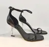 Designers Sandals High-klackade skor Paris Dress Classics Women Heels Black Gold Wedding Dress Shoes 35-41