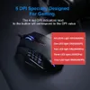 Möss REDRAGON M908 Impact USB Wired RGB Gaming Mouse 12400 DPI 17 Knappar Programmerbara spel Optiska möss för dator PC Laptop 231020