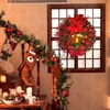 クリスマスデコレーションLEDオイルランプ付きクリスマスレンチ玄関の窓の壁のための手動で吊り下げられたクリスマスレンチ