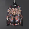 2022designer luxury mens dress casual print shirts for men long sleeve cotton paris slim fit womens shirt#L254V218v