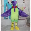 Leistung grüner Vogel Maskottchen Kostüme hochwertige Cartoon Charakter Outfit Anzug Karneval Erwachsene Größe Halloween Weihnachten Party Karneval Kleid Anzüge