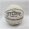 Poupées en peluche 25 cm Offcourt Basketball Jouet Silencieux Silencieux Poupée Oreiller Peluche Doux Enfants Anniversaire Cadeaux De Noël 231007 D Ottxh