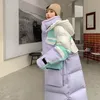 Veste d'hiver en duvet pour femme, Parka épaisse et longue, Design populaire, coupe cintrée