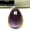 Pendant Necklaces Natural Purple Amethyst Pendant Jewelry For Women Lady Men Clear Crystal Quartz Healing Stone Beads Water Drop Gemstone AAAAA 231020