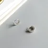 Boucles d'oreilles rondes géométriques simples pour femmes, 100% argent Sterling 925 véritable, bijoux fins Brinco, vente en gros, YME121