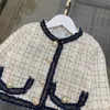 Novo vestido ternos para meninas bebê outono conjunto tamanho 100-160 cm botão pérola em torno do pescoço cardigan e vestido colete sem mangas oct15