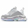 Designer Triple S Baskets Hommes Femmes Chaussures Casual Clear Sole Plateforme Sneaker Blanc Noir Gris Rouge Rose Bleu Royal Neon Vert Extérieur Vieux Papa Formateurs Taille