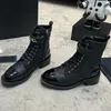 Bottes de neige de luxe pour femmes, bottes de fête, cuir verni, treillis rhombique, poche en peau de mouton, daim mat, brillant, classiques, noir, kaki