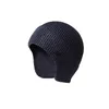 Szerokie brzegowe czapki ochrona uszu Winter Earmuff Cap Mens Outdoor dzianin kapelusz ciepłe czaszki czapki unisex wiatroodporne flapy maski 231020
