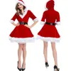 Cosplay Santa Cosplay Costumes mode Miss Claus Dress Suit Women Julkläder Xmas Carnival Party Nyår Sexiga kläder