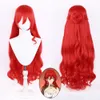 Cosplay Anime Game Honkai: Star Rail Cosplay Costume Honkai Himeko Red Buckle Cospaly Wig Party Carnival Sexy Evening Dress for Woman